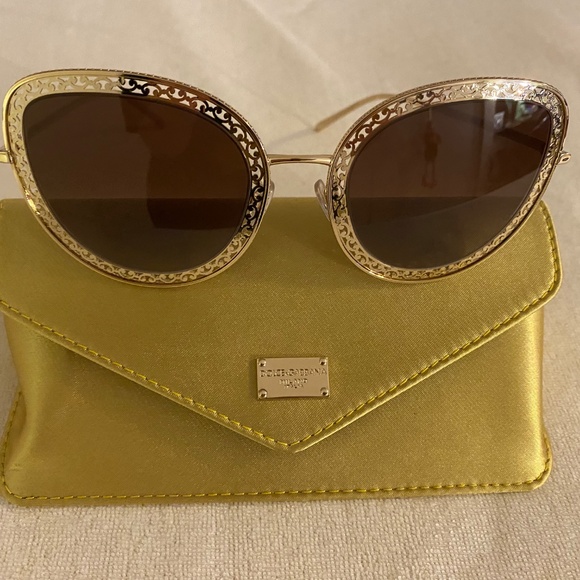 Brand new, never worn Dolce & Gabbana Cat-Eye Sunglasses